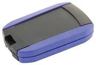 ENCLOSURE, HANDHELD, ABS, BLACK/BLUE