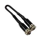 ADAPTER, STEREO 3.5MM RCPT-RCPT, BLACK