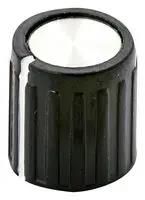RIBBED KNOB, PHENOLIC, 11.1MM