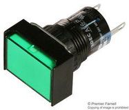 PILOT LIGHT, GREEN, 24VAC/VDC