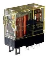 RELAY, DPDT, 24VDC, 8A, SOCKET