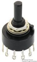 ROTARY SWITCH, 4P3T, 1A, 125VAC