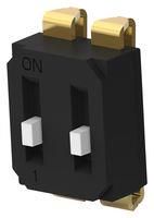 DIP SWITCH, 2POS, SPST, SLIDE, SMD