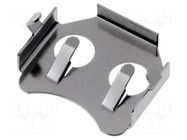 Holder; BR1220,BR1225,CL1220,CR1216,CR1220; PCB; H: 3mm; Ø: 12mm KEYSTONE