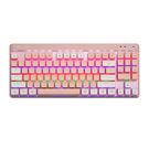 Gaming Keyboard Delux KM18DB RGB (White&Pink), Delux