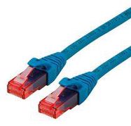 PATCH CORD, RJ45 PLUG, CAT6, 3M, BLUE