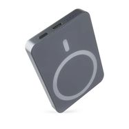 EMOS Portable Power bank WI 522, 5 000 mAh, 20 W+Wireless, grey, EMOS