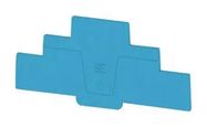 END PLATE, BLUE, PLASTIC, TERMINAL BLOCK