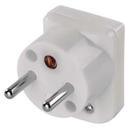 Angle Plu  for extension cord, white, EMOS