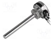 Potentiometer: shaft; single turn; 1kΩ; 200mW; THT; 4mm; metal; mono PIHER