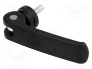 Lever; clamping; Thread len: 16mm; Lever length: 63mm; Body: black ELESA+GANTER