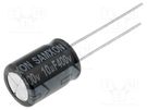Capacitor: electrolytic; THT; 10uF; 400VDC; Ø10x13.5mm; Pitch: 5mm SAMXON