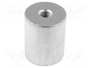 Magnet: permanent; neodymium; H: 20mm; 11N; Ø: 10mm; Thread len: 7mm ELESA+GANTER