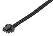 CABLE ASSY, 3POS, RCPT-RCPT, 11.8"