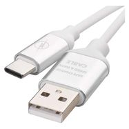 USB cable 2.0 A/Male - C/Male 1m white, EMOS