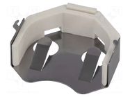 Holder; BR2032,CR2032,DL2032; PCB; H: 7.5mm; Ø: 20mm KEYSTONE