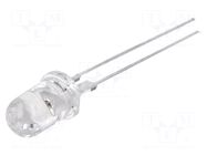 LED; red/blue; 5mm; bicolour,blinking; 30°; 3÷4.5VDC; 20mA OPTOSUPPLY