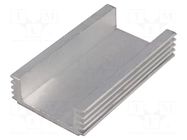 Heatsink: extruded; L: 70mm; W: 40mm; H: 15mm; 120cm2; Int.width: 28mm STONECOLD