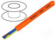 Wire; H07BQ-F; 5G4mm2; unshielded; 450V,750V; Cu; stranded; orange HELUKABEL