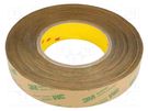 Tape: fixing; W: 25mm; L: 55m; Thk: 0.13mm; double-sided; acrylic 3M