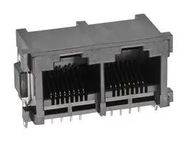 RJ45 CONN, R/A, JACK, 8P8C, 1PORT, TH