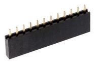 CONNECTOR, RCPT, 20POS, 1ROW, 2.54MM
