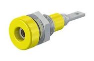 BANANA JACK, 2MM, 10A, QC, YELLOW