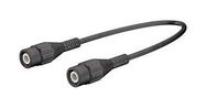 TEST LEAD, BNC PLUG-BNC PLUG, 1M, BLK