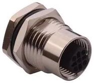 SENSOR CONNECTOR, M12, RCPT, 5POS, PANEL
