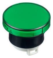 LENS, PILOT LIGHT, GREEN, ROUND, 22MM