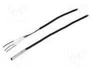 Sensor: inductive; OUT: NPN / NO; 0÷1.2mm; 10÷30VDC; Ø4; IP67; 100mA OMRON