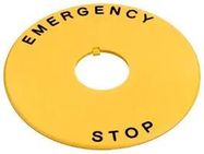 NAMEPLATE, E-STOP SWITCH