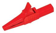 ALLIGATOR CLIP, STEEL, 30A, 19MM, RED