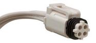 CONNECTOR HOUSING, RCPT, 4POS, 4MM