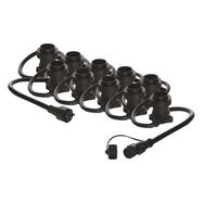 Interconnecting light chain for 10x E27 bulbs without lead, 7.35 m, outdoor and indoor, EMOS