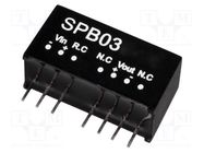 Converter: DC/DC; 3W; Uin: 18÷36V; Uout: 12VDC; Iout: 250mA; SIP; THT MEAN WELL