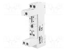 Socket; PIN: 5; 12A; 300VAC; on panel,for DIN rail mounting RELPOL