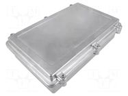 Enclosure: multipurpose; X: 173mm; Y: 274mm; Z: 66mm; aluminium; IP67 GAINTA