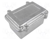 Enclosure: multipurpose; X: 100mm; Y: 150mm; Z: 75mm; aluminium; IP67 GAINTA