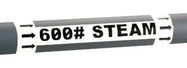 VINYL TAPE, ADHESIVE, BLACK ON WHITE