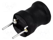 Inductor: wire; THT; 10uH; 3A; 45mΩ; ±10%; Body dim: Ø8.5x11mm BOURNS