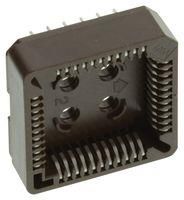 PLCC SOCKET, 44POS, 2.54MM, TH