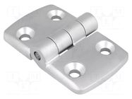 Hinge; Width: 77mm; aluminium; H: 48mm FATH