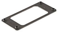 FLANGE GASKET, 10B, RUBBER, BLK