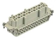HEAVY DUTY INSERT, RCPT, 48POS, 18-14AWG