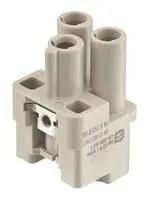 HEAVY DUTY INSERT, RCPT, 2+PE, 10MM2
