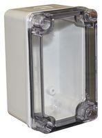 ENCLOSURE, MULTIPURPOSE, PC, GREY/CLEAR