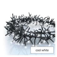 LED Christmas chain – hedgehog, 7.2 m, outdoor and indoor, cool white, programmes, EMOS