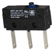 LIMIT SWITCH, PLUNGER, SPDT, 7.5A, 250V