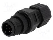 Connector: M12; plug; PIN: 8; male; A code-DeviceNet / CANopen AMPHENOL LTW